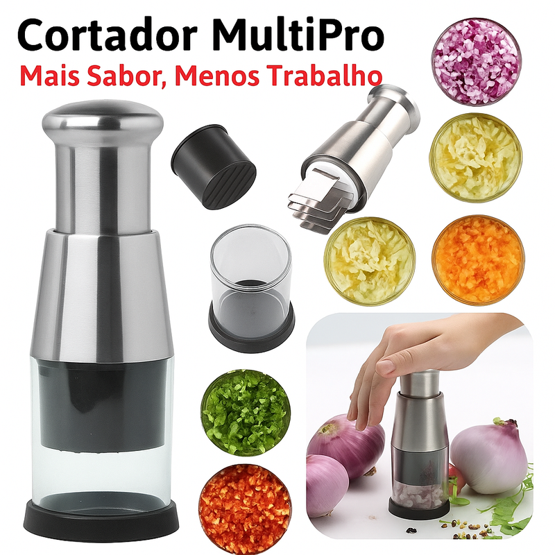 Cortador MultiPro – Mais Sabor, Menos Trabalho
