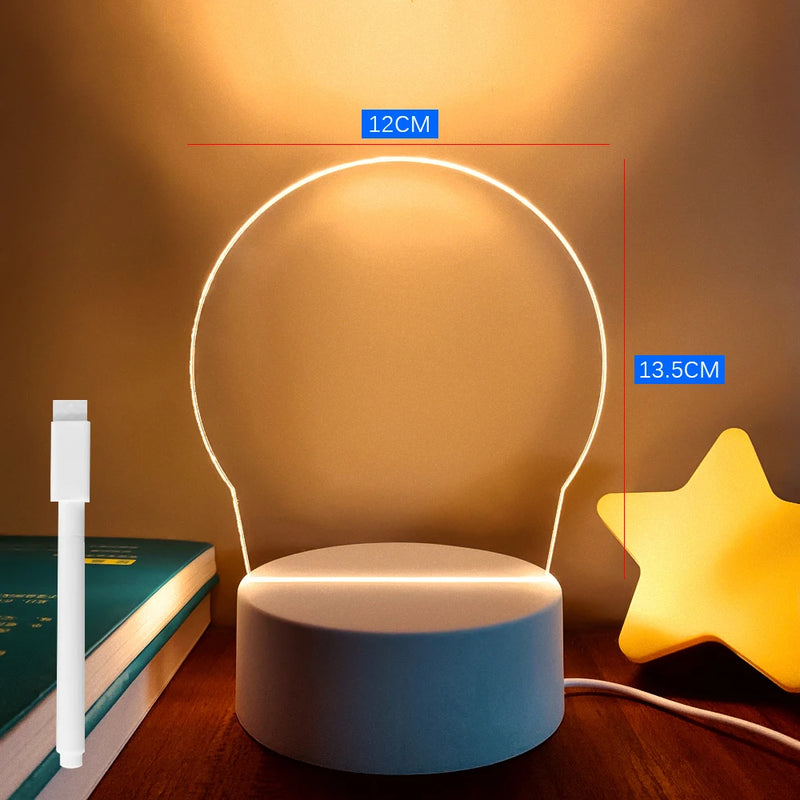 Luminária AnotaLux - Decore e Deixe Recados com Estilo
