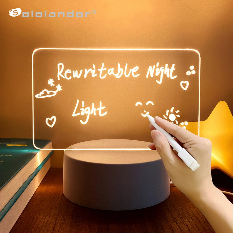 Luminária AnotaLux - Decore e Deixe Recados com Estilo